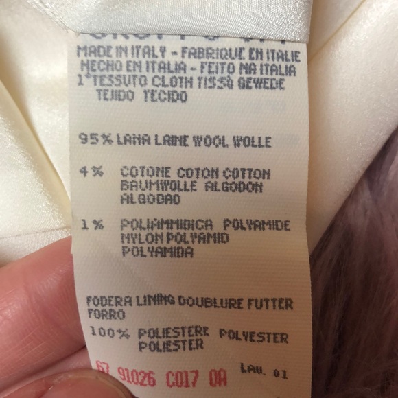 Emanuel Ungaro Paris Parallele Ivory Skirt size 6 - Picture 7 of 8